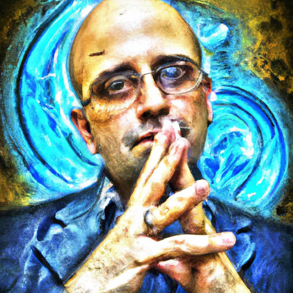Artistic portrait of Carlos Saura
