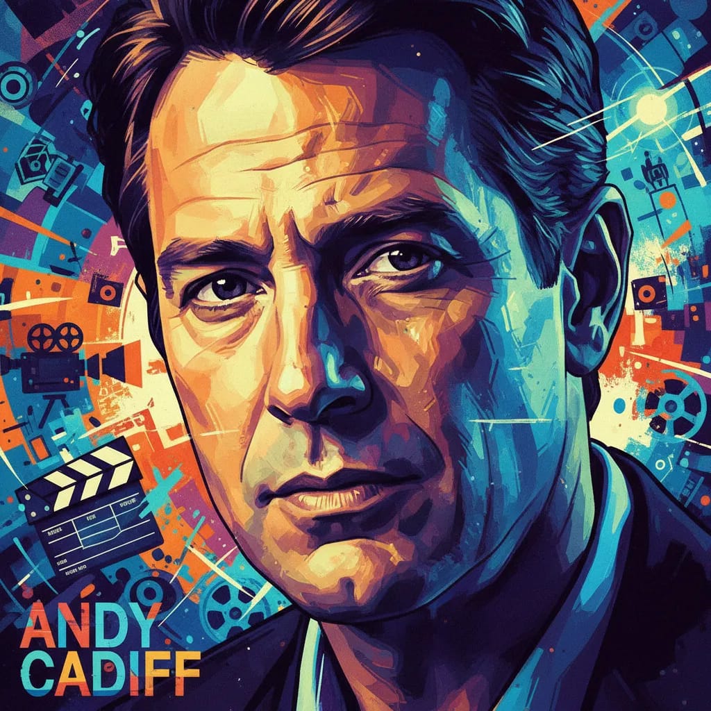 Artistic portrait of Andy Cadiff