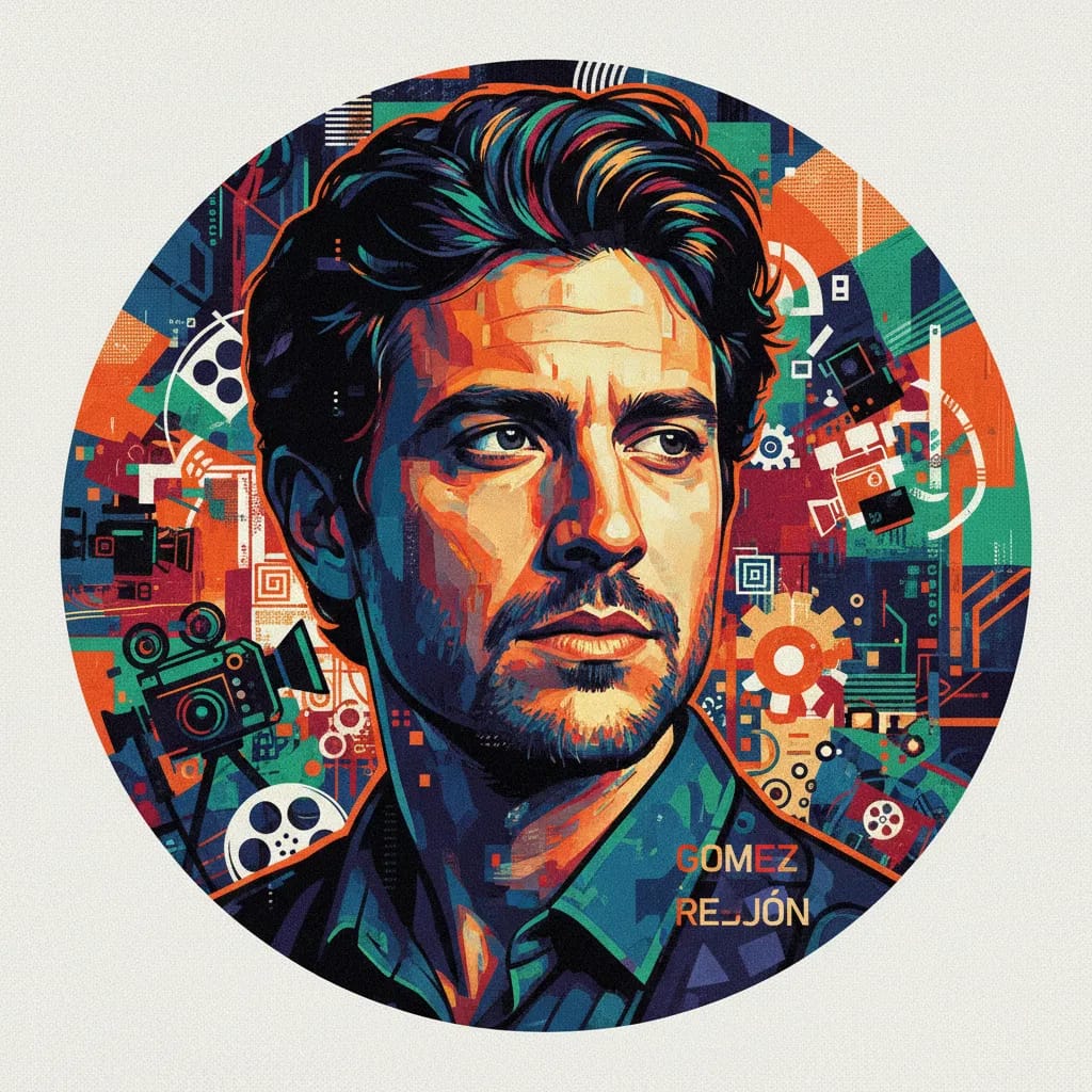 Artistic portrait of Alfonso Gomez-Rejon