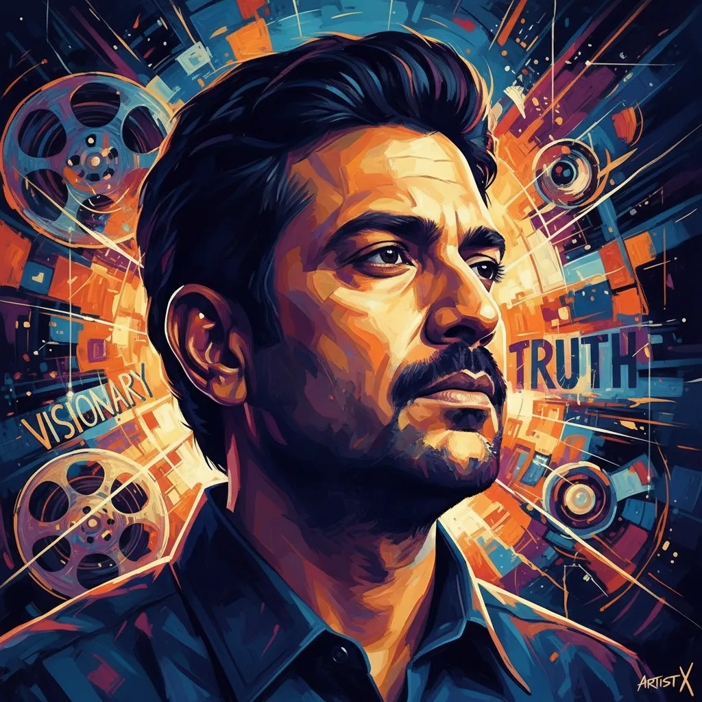 Artistic portrait of Vivek Agnihotri