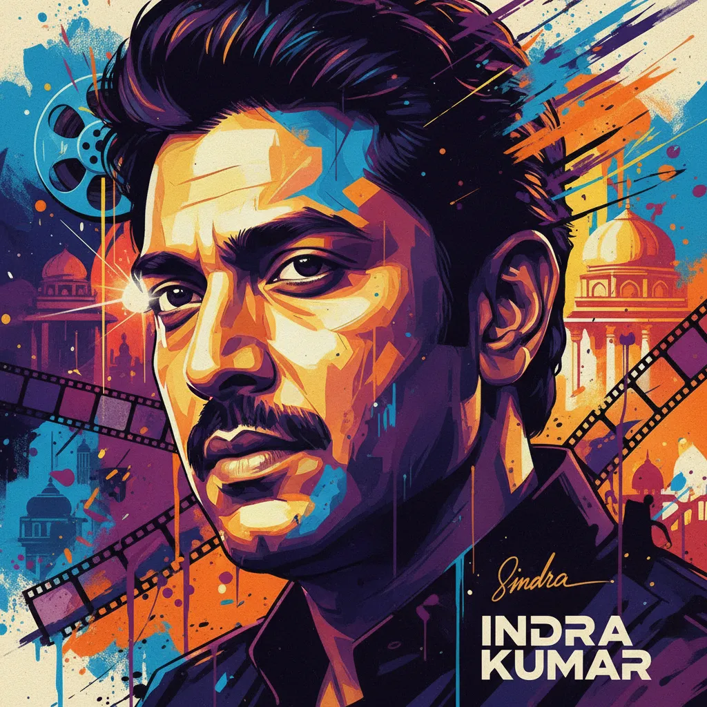 Artistic portrait of Indra Kumar