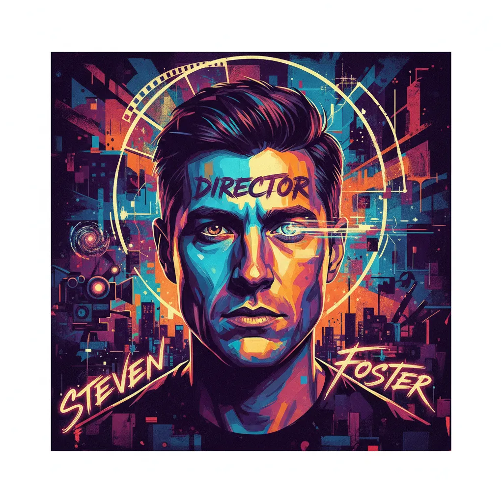 Artistic portrait of Steven Foster