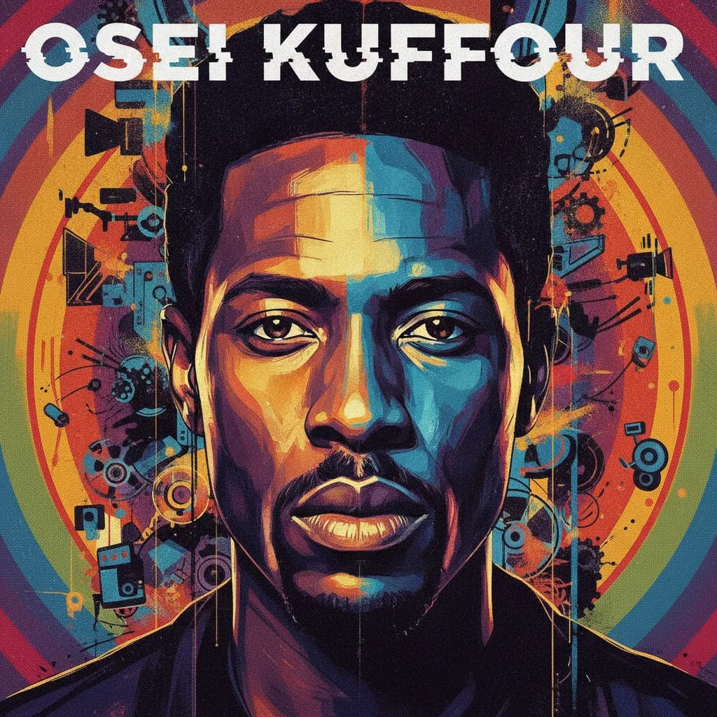 Artistic portrait of Emmanuel Osei-Kuffour