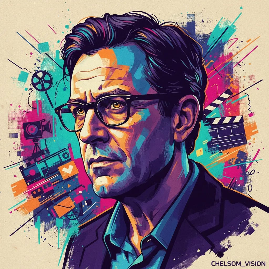 Artistic portrait of Peter Chelsom