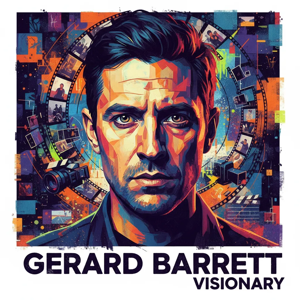 Artistic portrait of Gerard Barrett