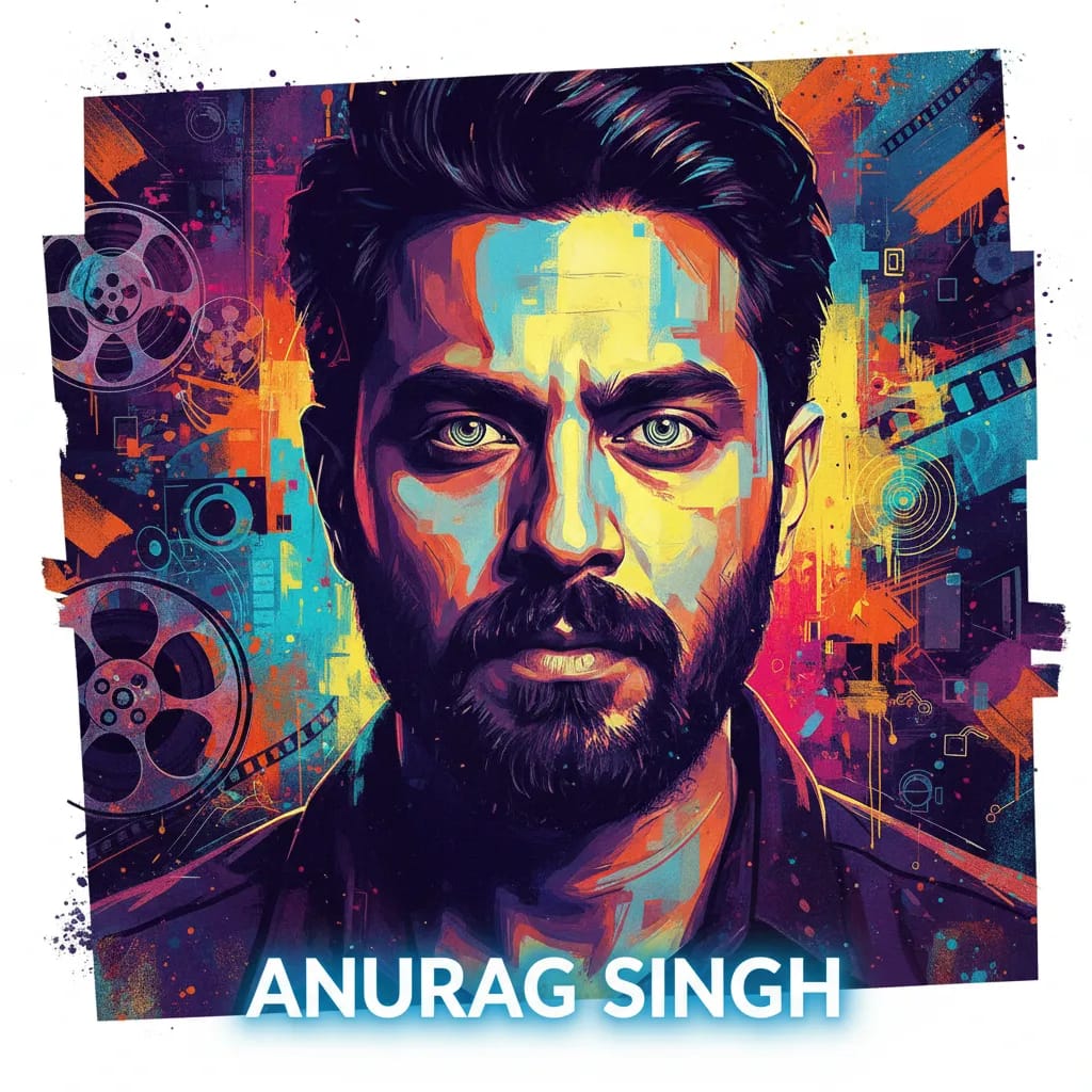 Artistic portrait of Anurag Singh