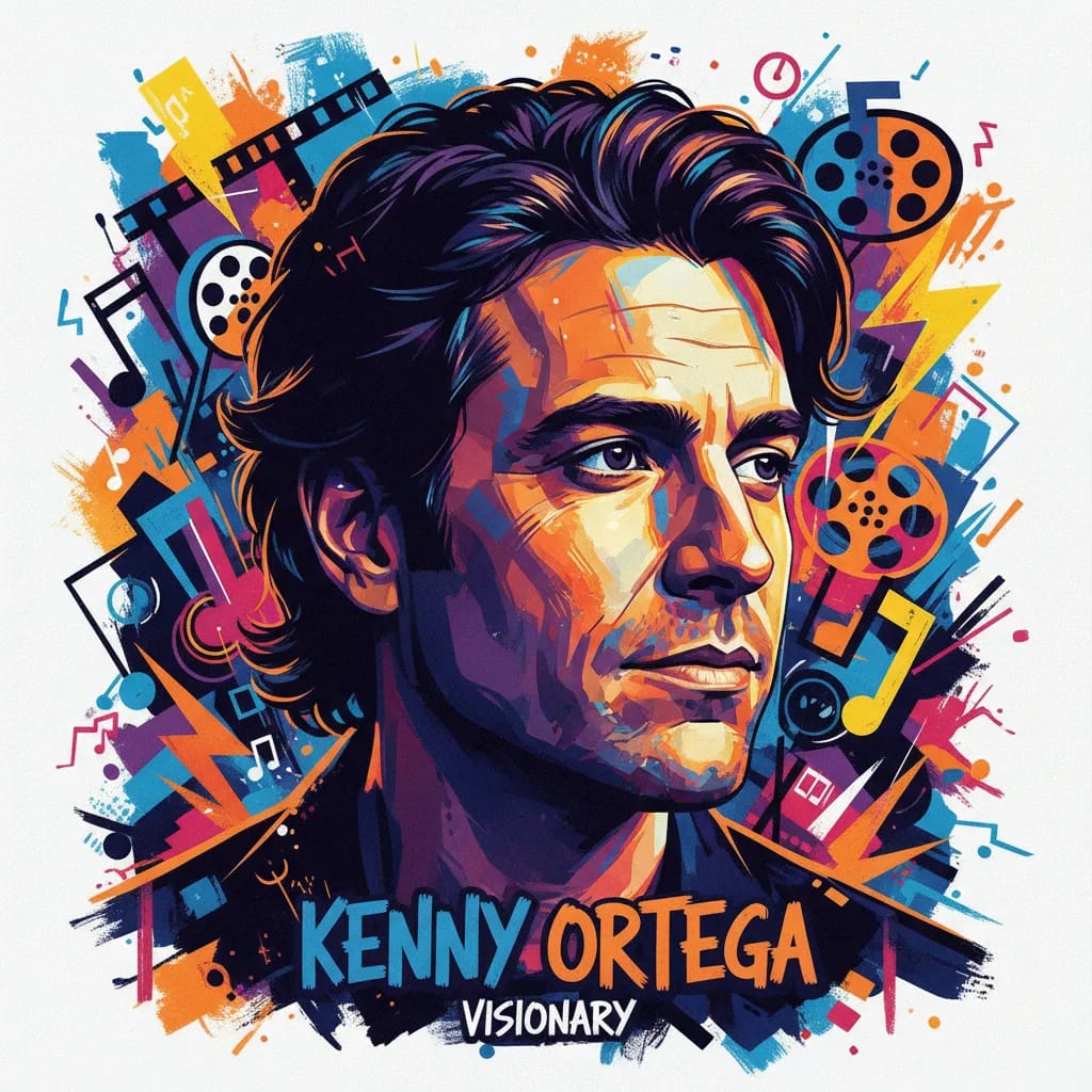 Artistic portrait of Kenny Ortega