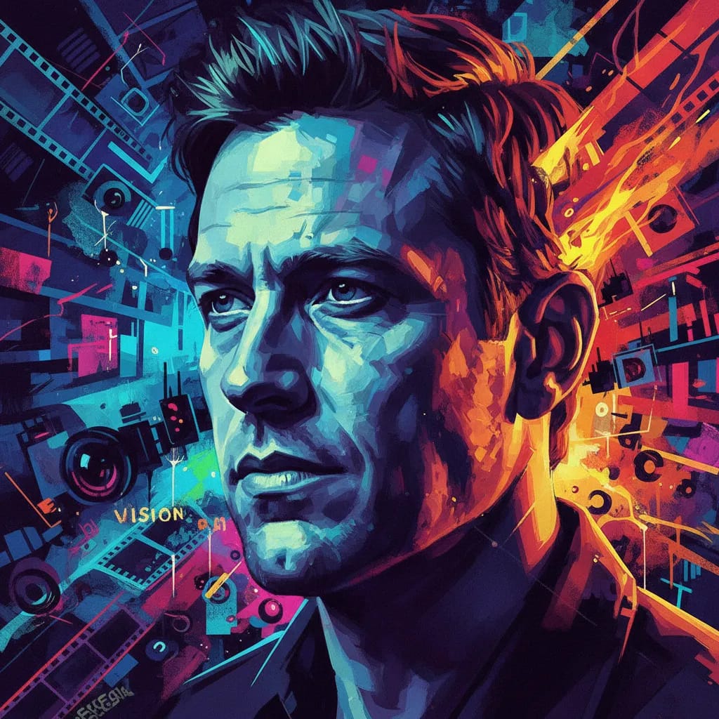 Artistic portrait of Scott Glosserman