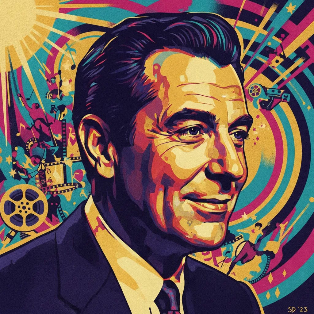 Artistic portrait of Stanley Donen