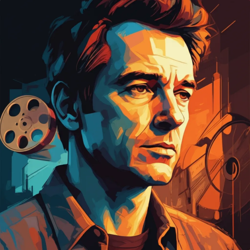 Artistic portrait of David Fincher
