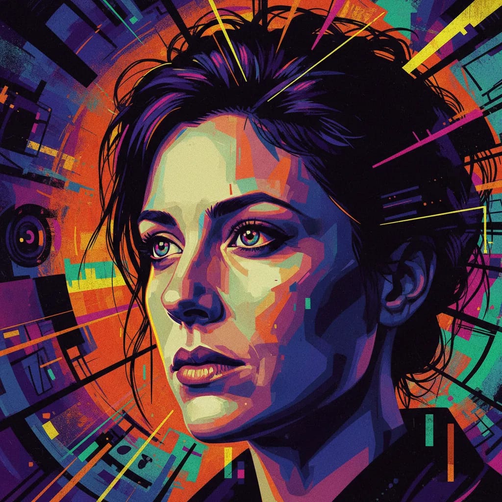 Artistic portrait of Anna Boden