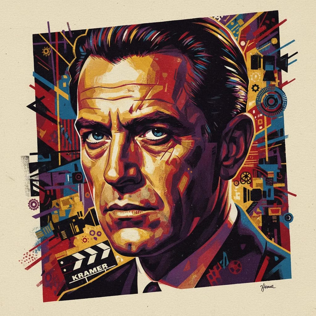 Artistic portrait of Stanley Kramer