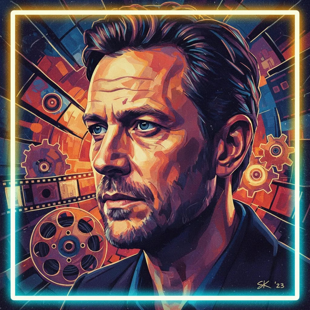 Artistic portrait of Simon Kaijser