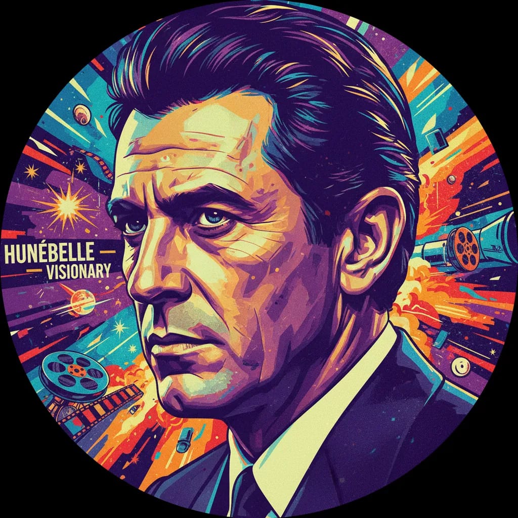 Artistic portrait of André Hunebelle