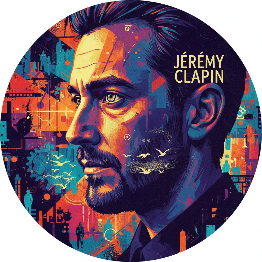 Artistic portrait of Jérémy Clapin