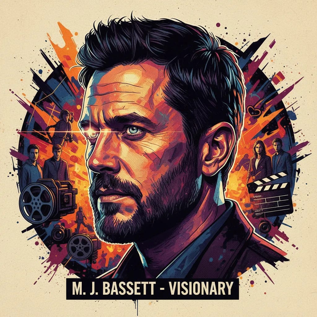 Artistic portrait of M.J. Bassett