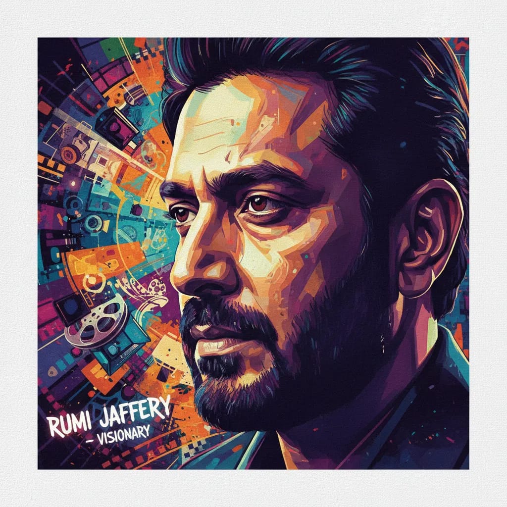 Artistic portrait of Rumi Jaffery