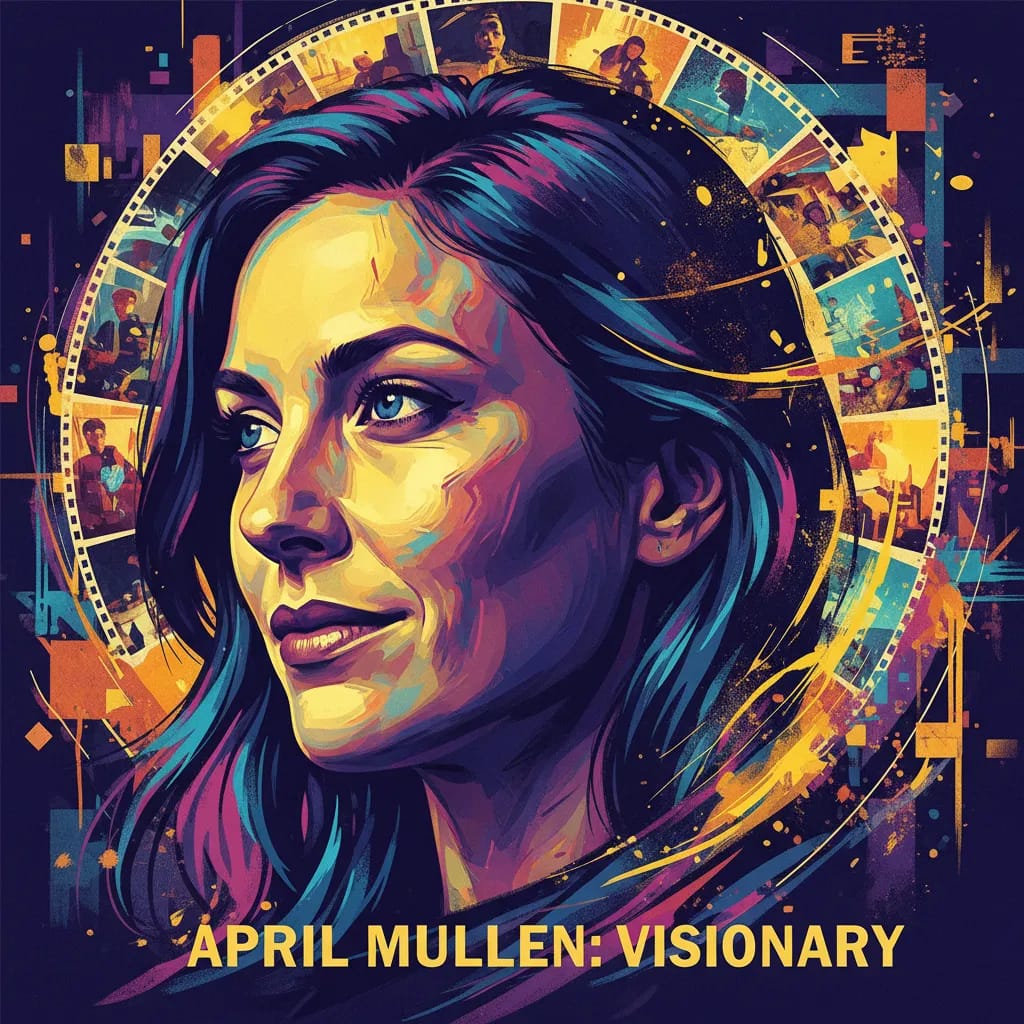 Artistic portrait of April Mullen