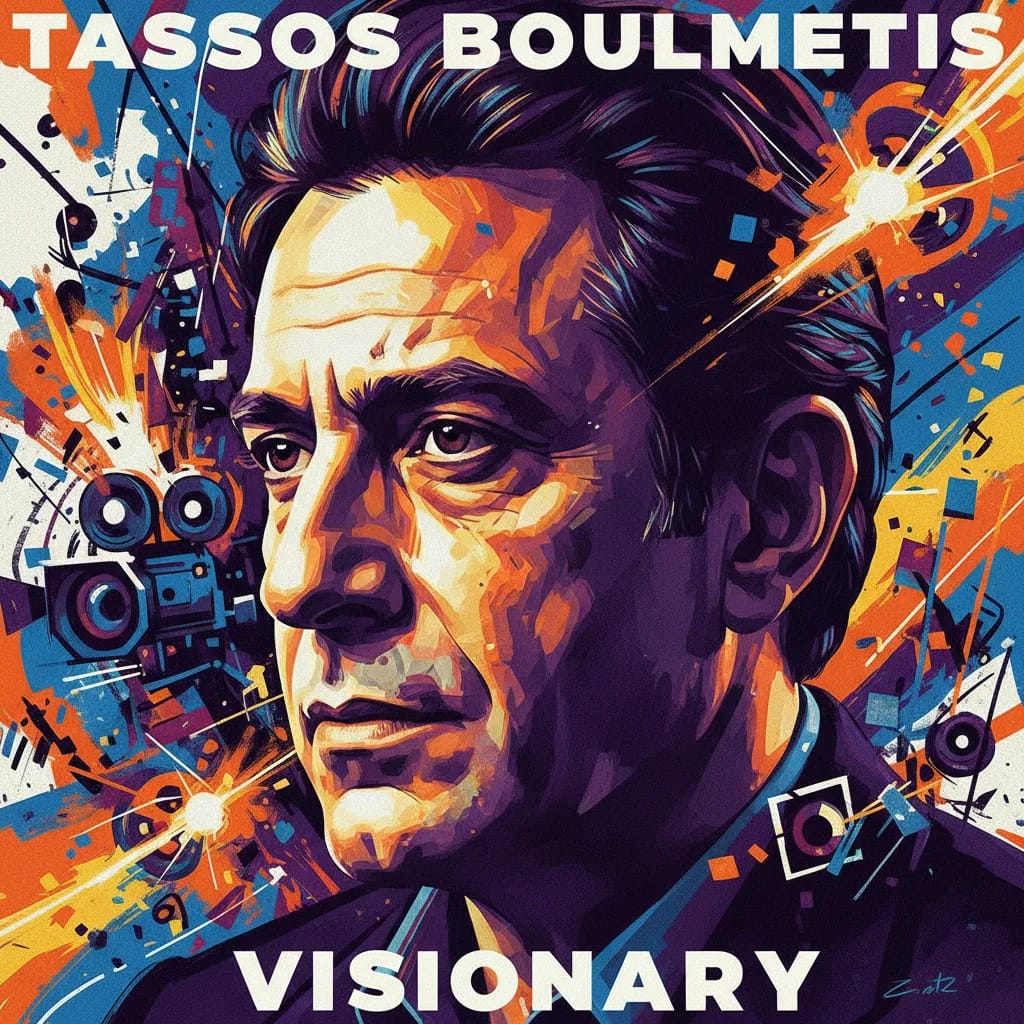 Artistic portrait of Tassos Boulmetis