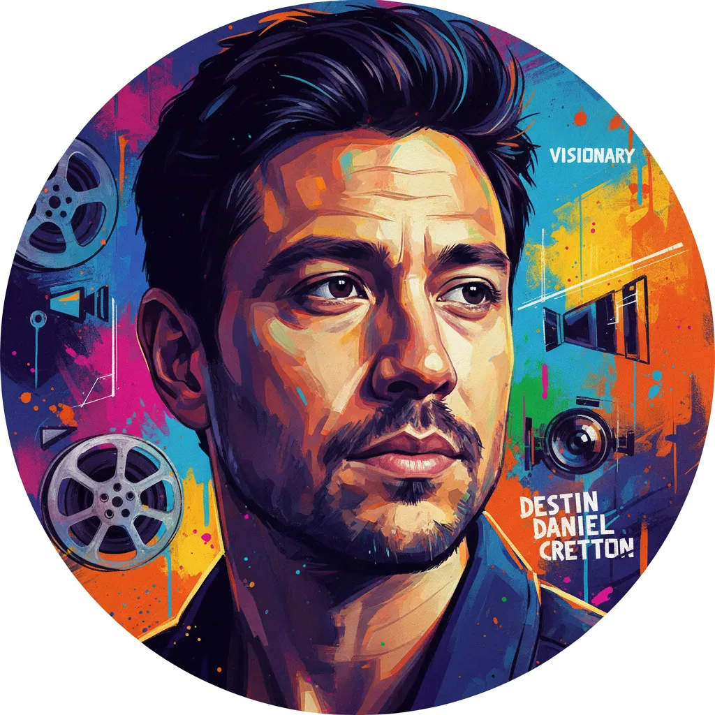 Artistic portrait of Destin Daniel Cretton