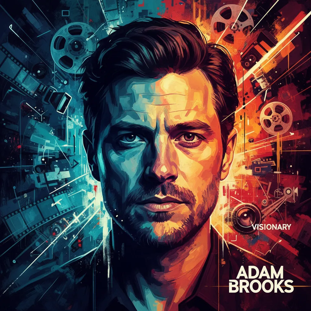 Artistic portrait of Adam Brooks
