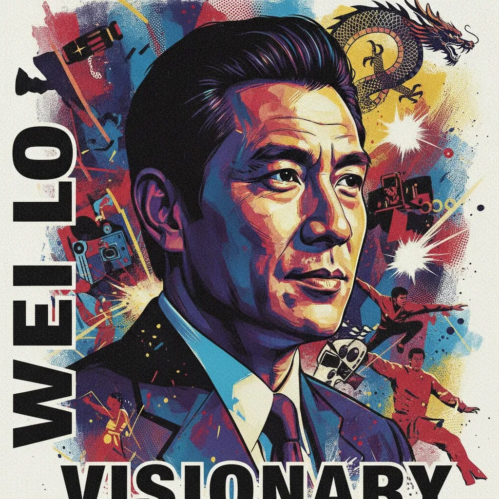 Artistic portrait of Wei Lo