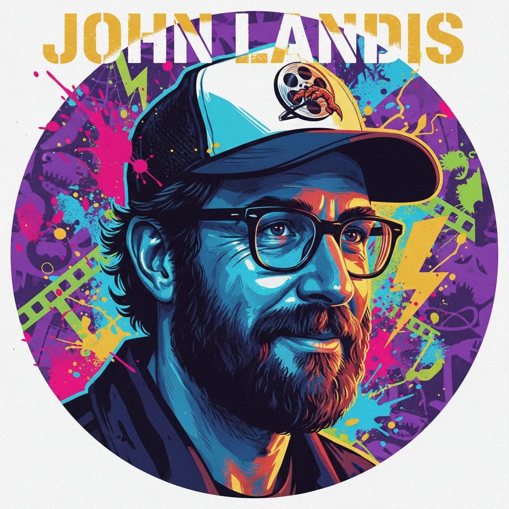 Artistic portrait of John Landis