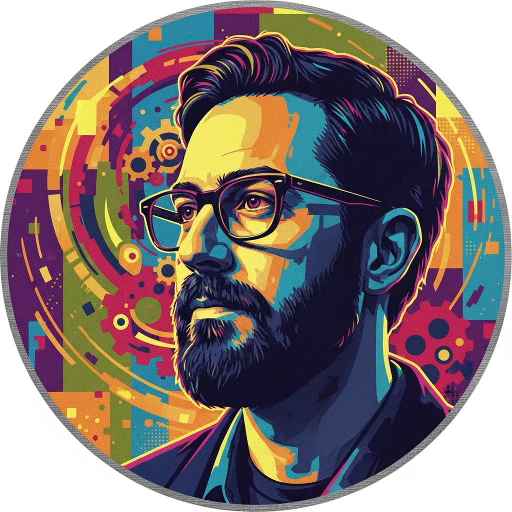Artistic portrait of Loren Bouchard