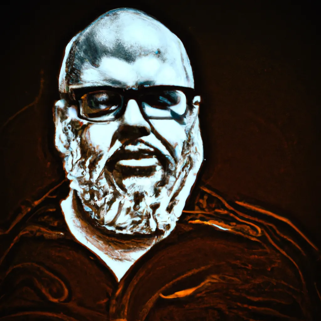 Artistic portrait of Daniel Kinnane