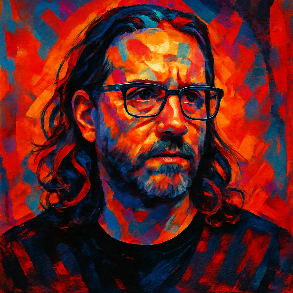 Artistic portrait of Dennis Widmyer