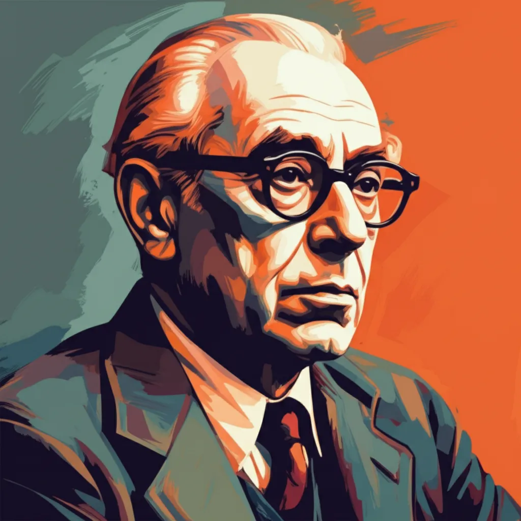 Artistic portrait of Georges Franju