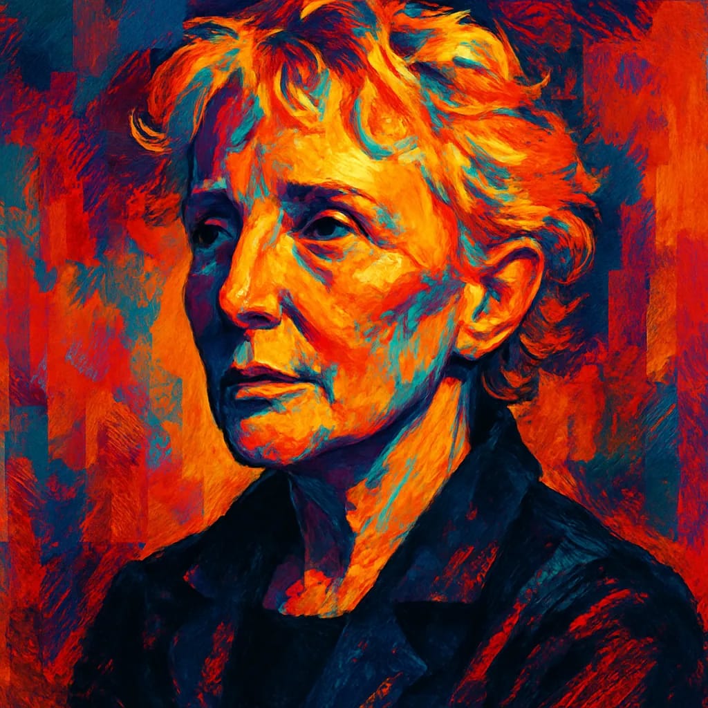 Artistic portrait of Claire Denis