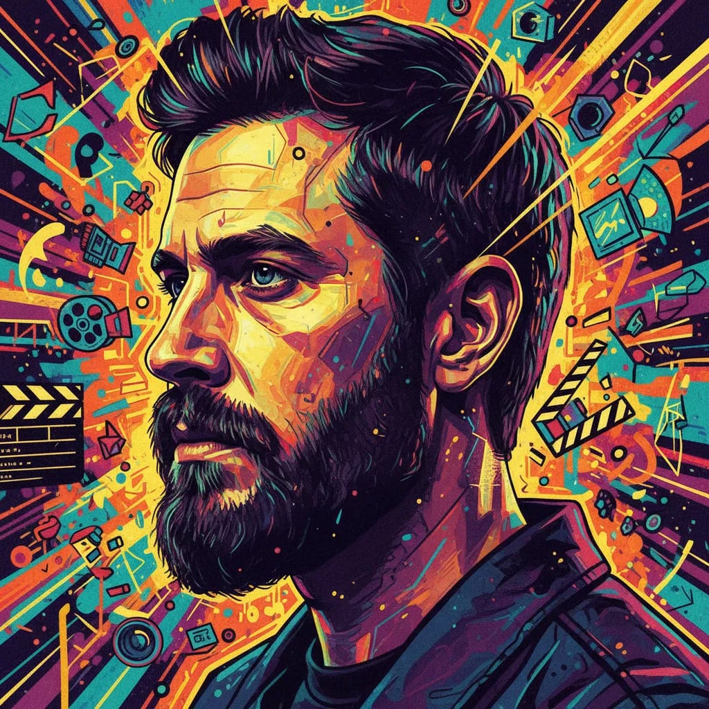 Artistic portrait of Jeff Tomsic
