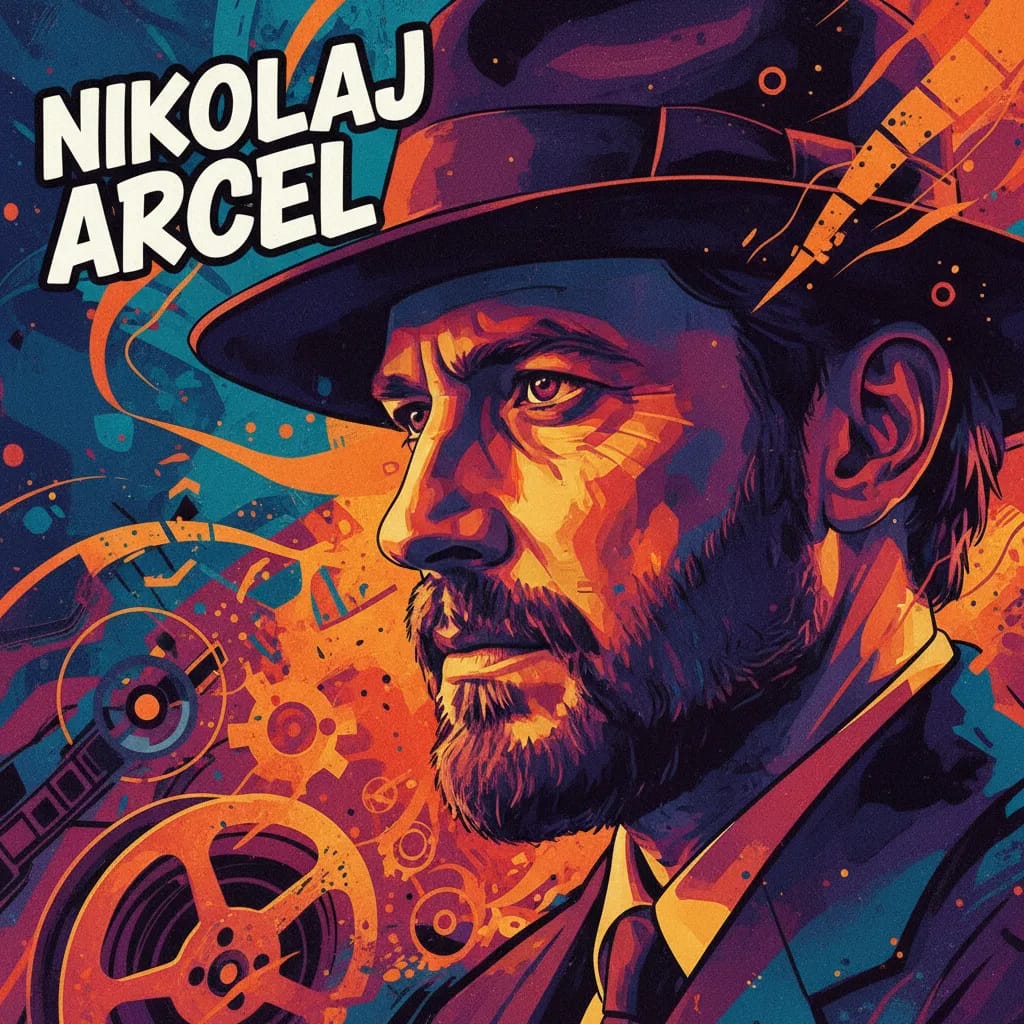 Artistic portrait of Nikolaj Arcel