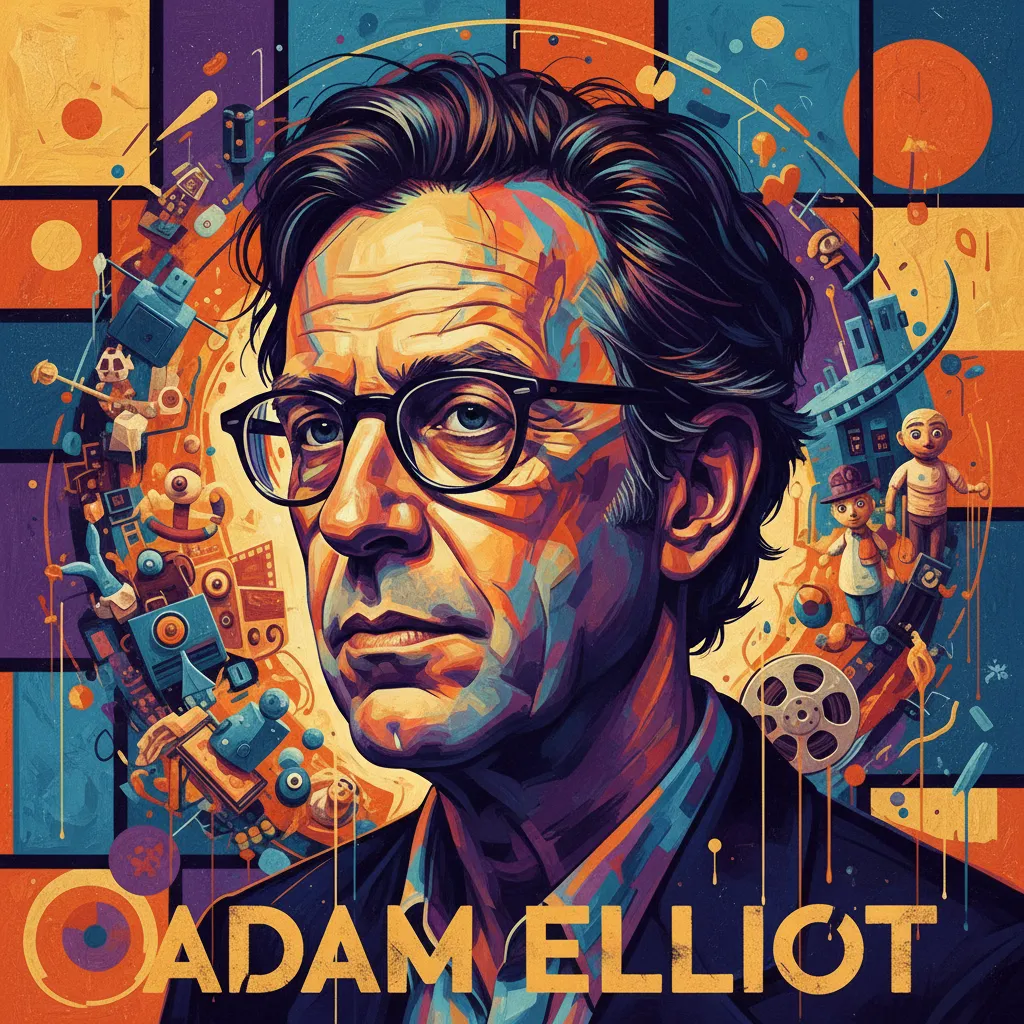 Artistic portrait of Adam Elliot