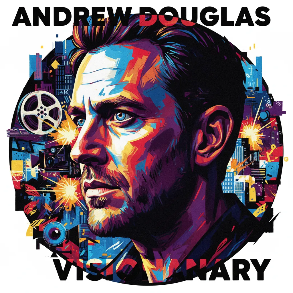 Artistic portrait of Andrew Douglas