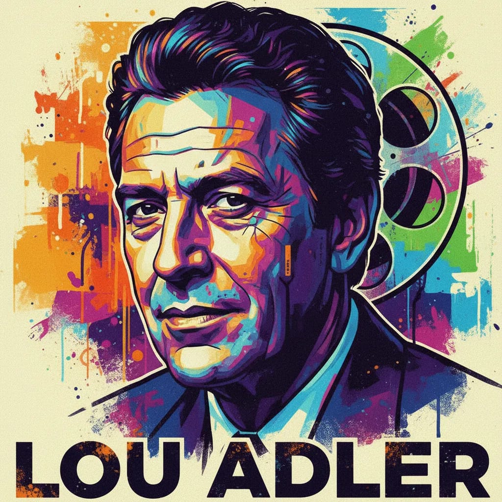 Artistic portrait of Lou Adler