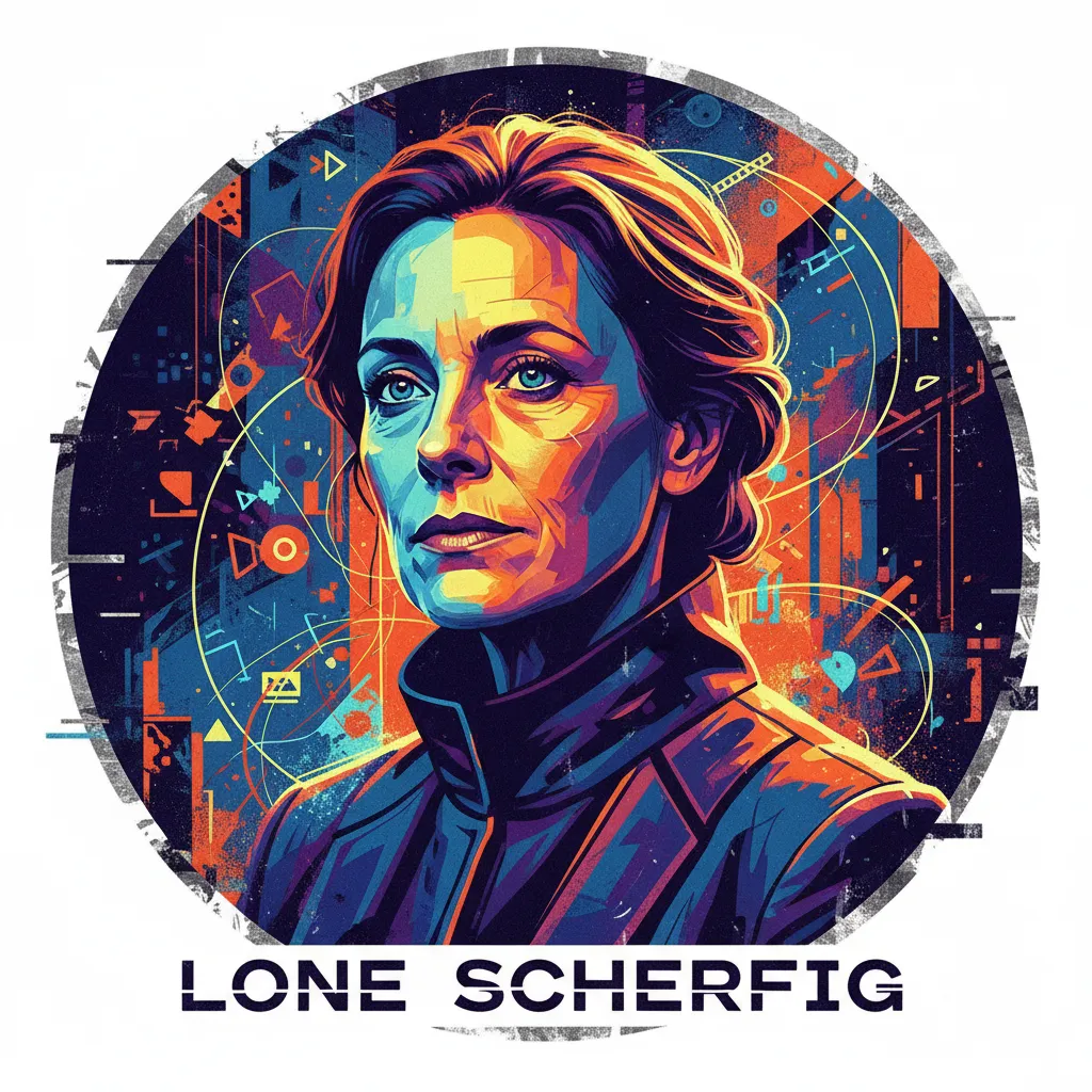 Artistic portrait of Lone Scherfig