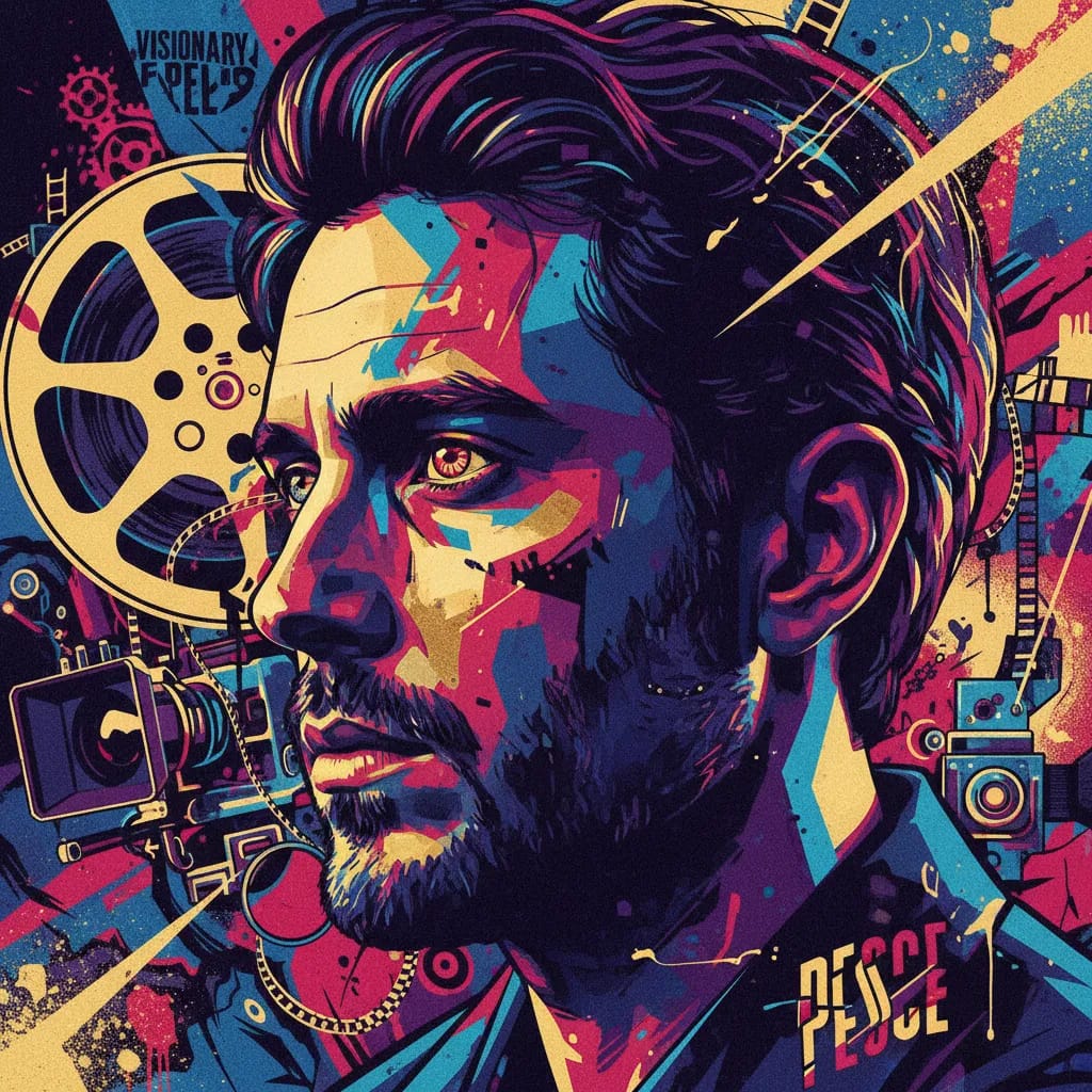 Artistic portrait of Nicolas Pesce