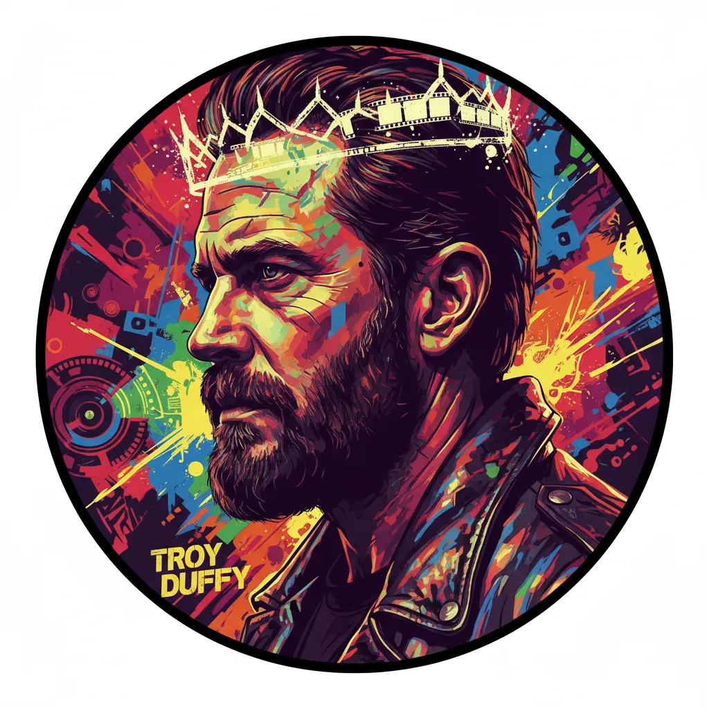 Artistic portrait of Troy Duffy