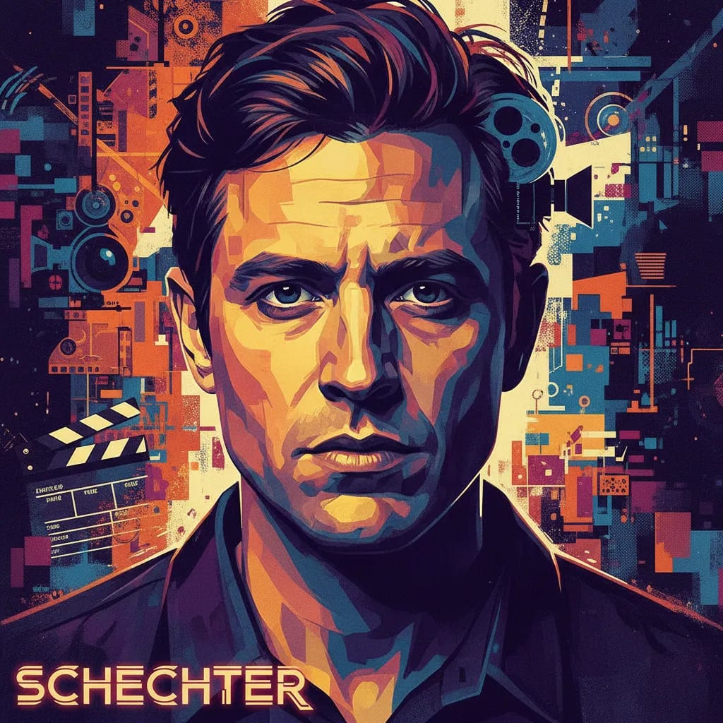 Artistic portrait of Daniel Schechter
