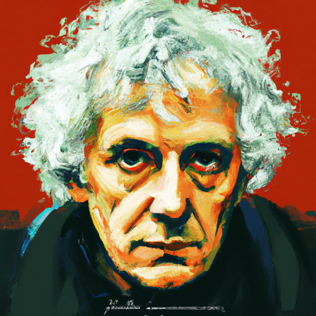 Artistic portrait of Jean-Jacques Annaud
