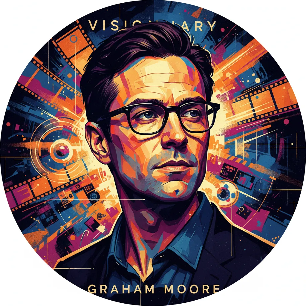 Artistic portrait of Graham Moore
