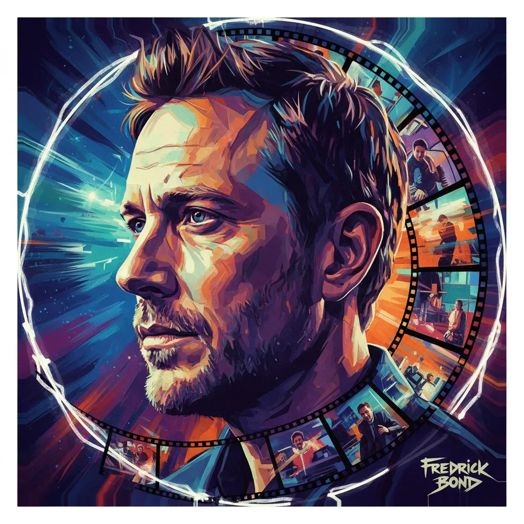 Artistic portrait of Fredrik Bond