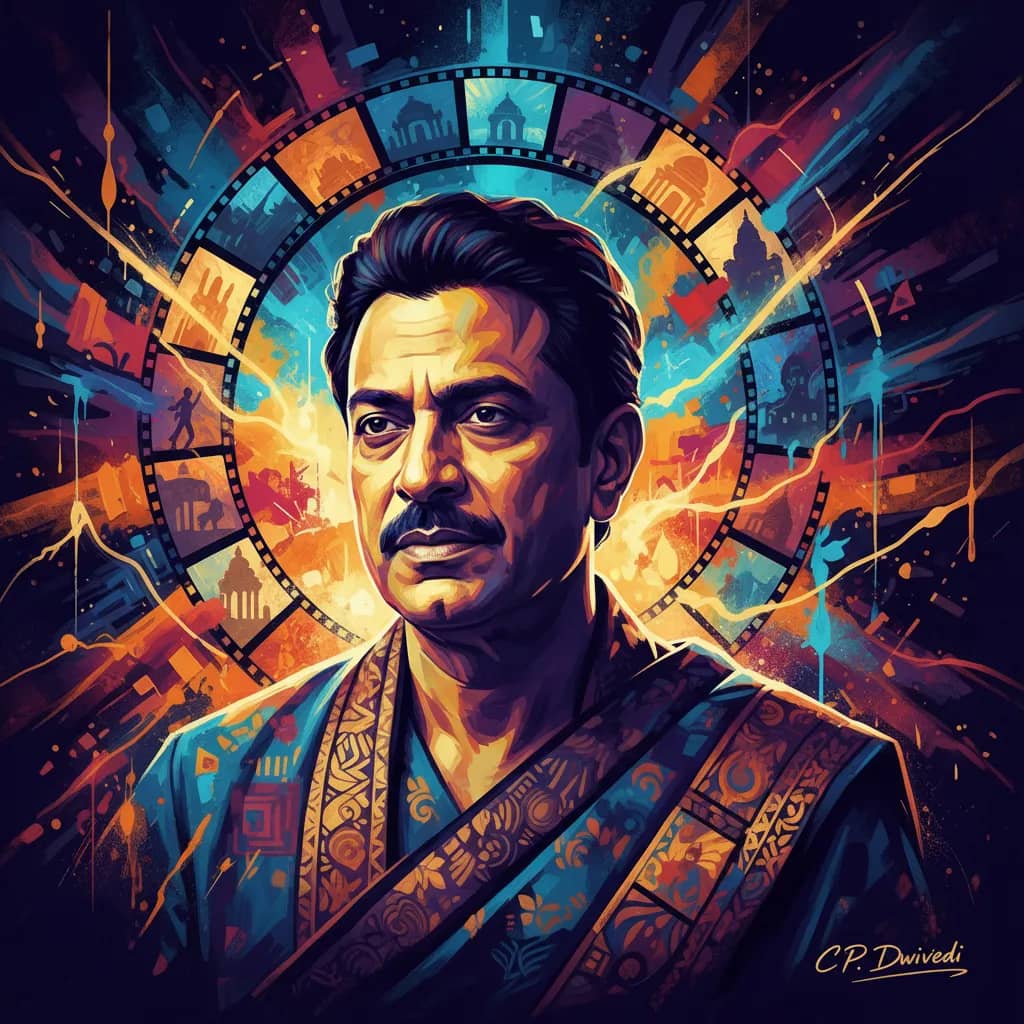 Portrait of Chandra Prakash Dwivedi