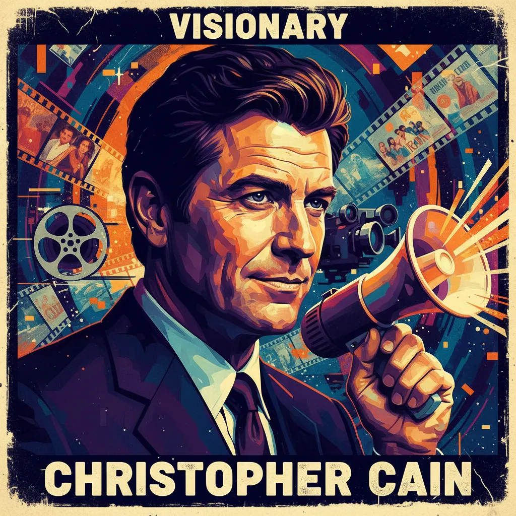 Artistic portrait of Christopher Cain