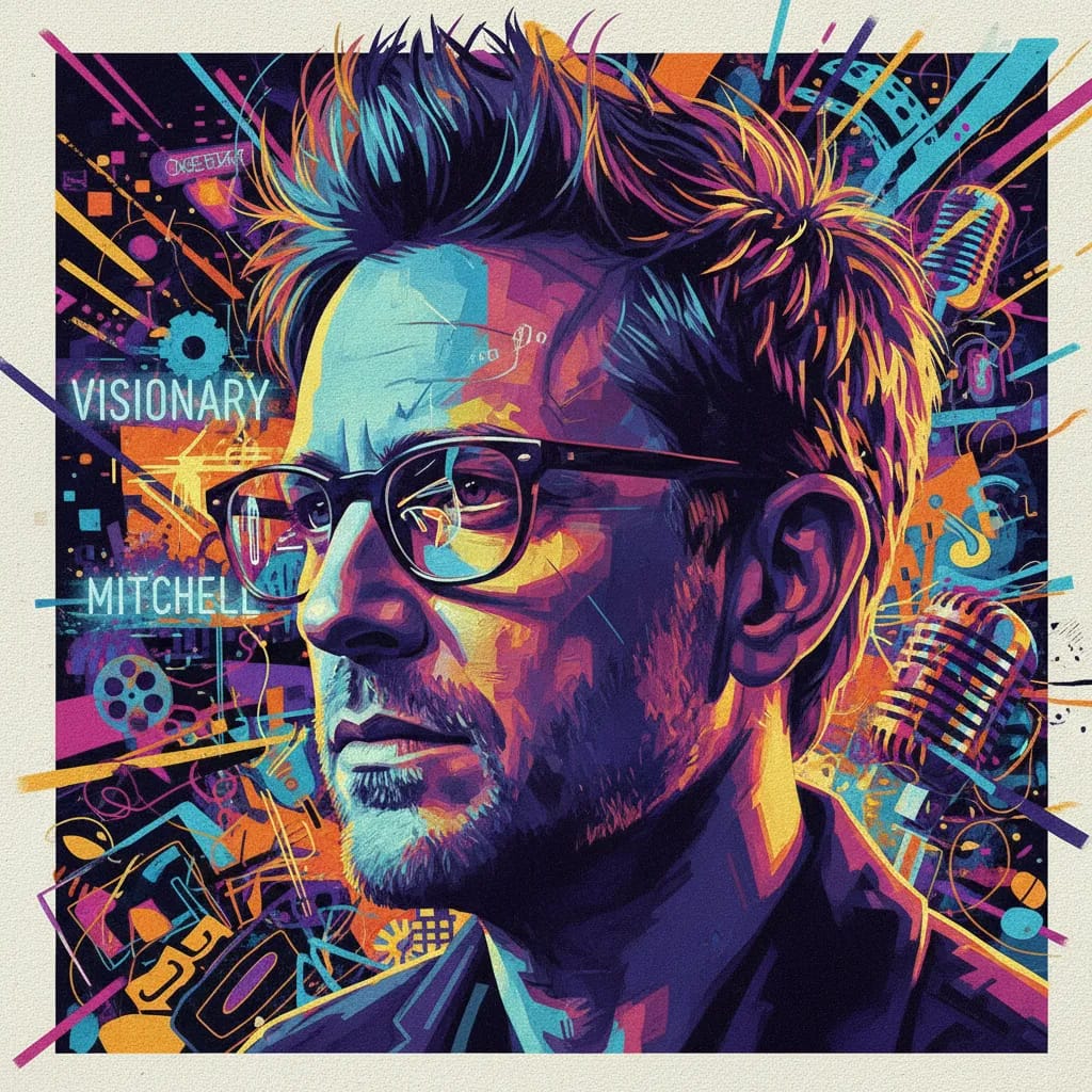 Artistic portrait of John Cameron Mitchell