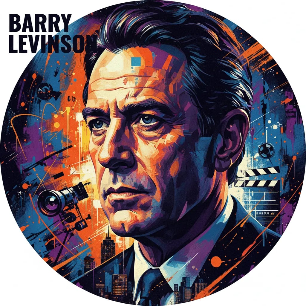 Artistic portrait of Barry Levinson