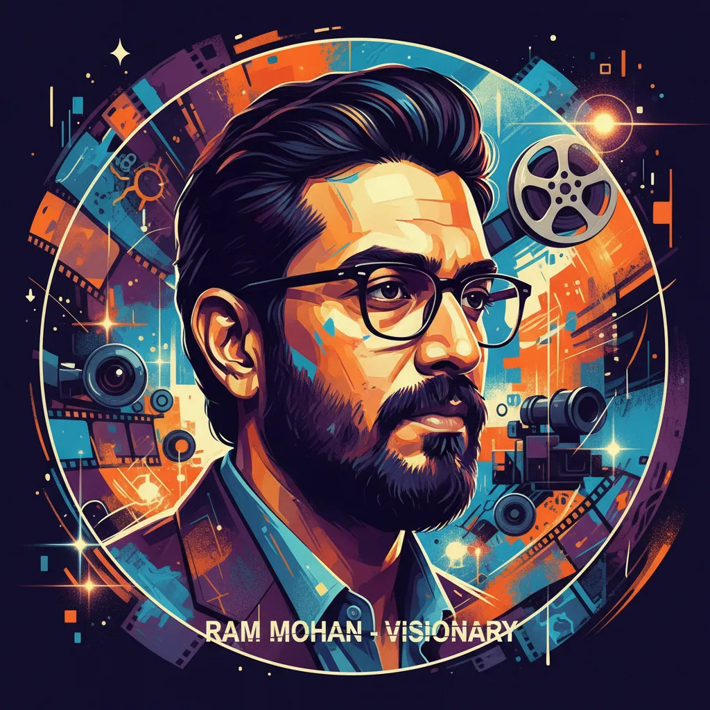 Artistic portrait of Ram Mohan