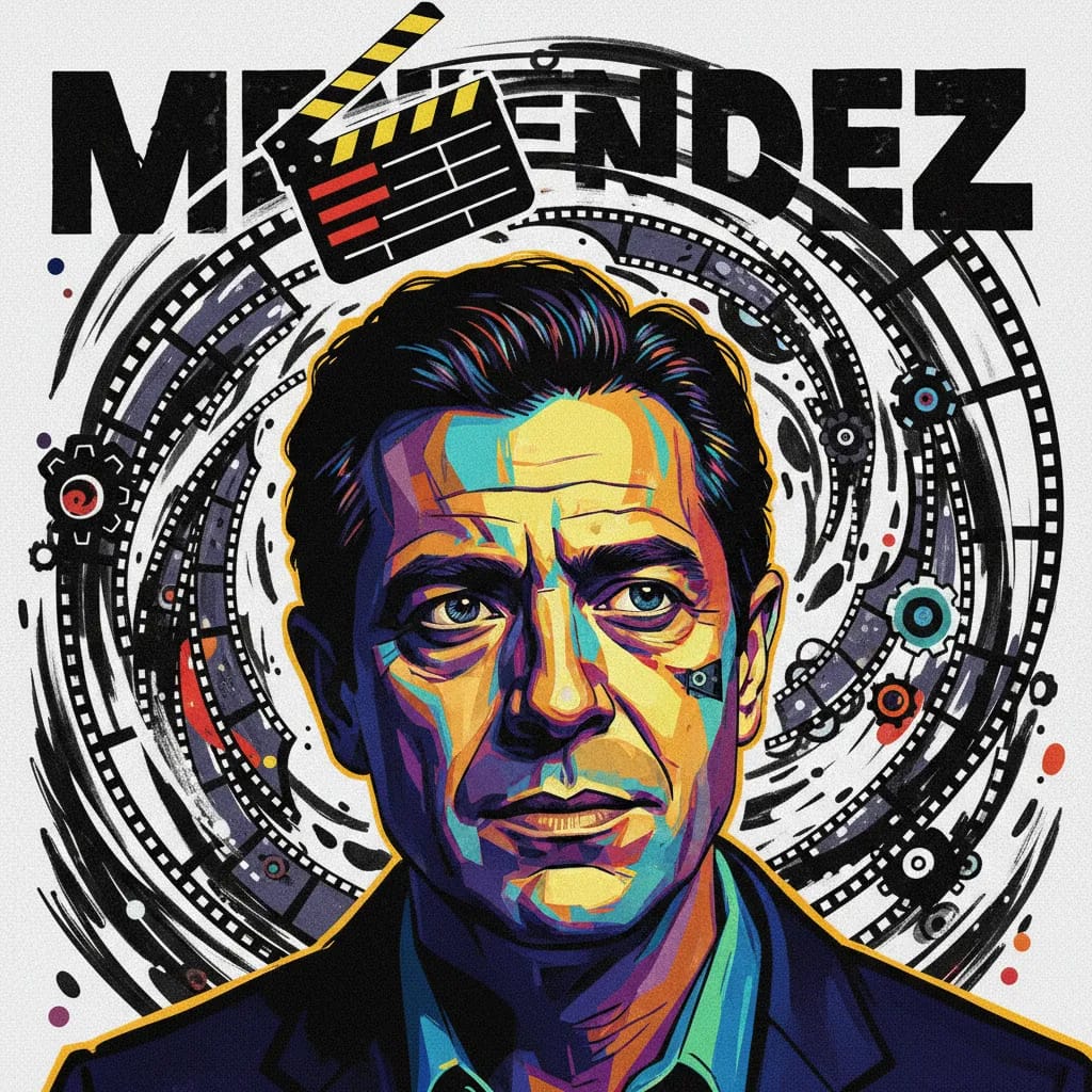 Artistic portrait of Ramón Menéndez